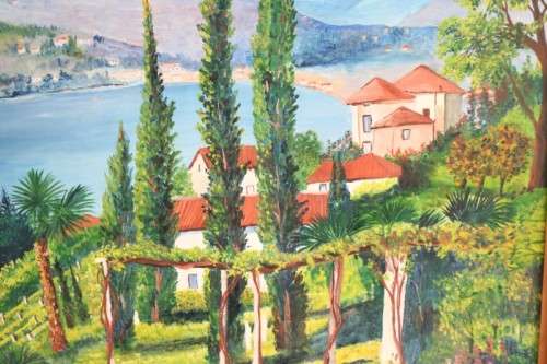 A fantastic signed "H. Moolman"  oil on board painting of a lovely landscape - incredible art!