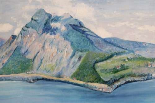 A fantastic signed "H. Moolman"  oil on board painting of a lovely landscape - incredible art!