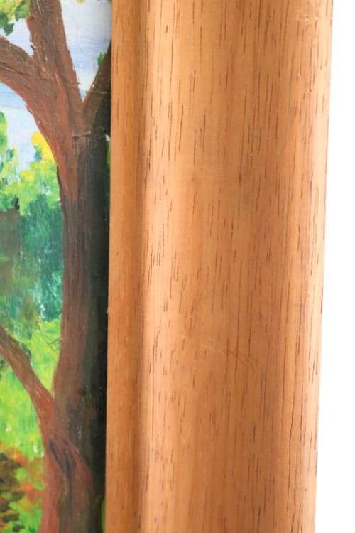 A fantastic signed "H. Moolman"  oil on board painting of a lovely landscape - incredible art!