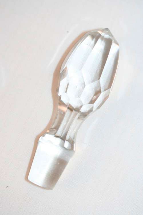 **RS17** An incredible Portuguese made "Ivima" Crystal liqueur decanter with a cut crystal stopper