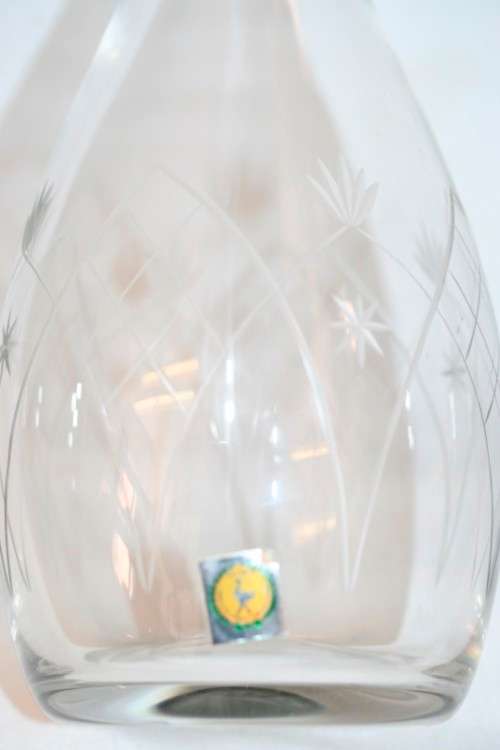 **RS17** An incredible Portuguese made "Ivima" Crystal liqueur decanter with a cut crystal stopper