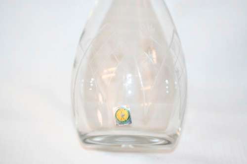 **RS17** An incredible Portuguese made "Ivima" Crystal liqueur decanter with a cut crystal stopper