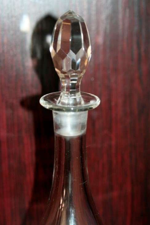 **RS17** An incredible Portuguese made "Ivima" Crystal liqueur decanter with a cut crystal stopper