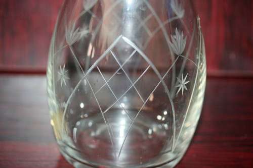 **RS17** An incredible Portuguese made "Ivima" Crystal liqueur decanter with a cut crystal stopper