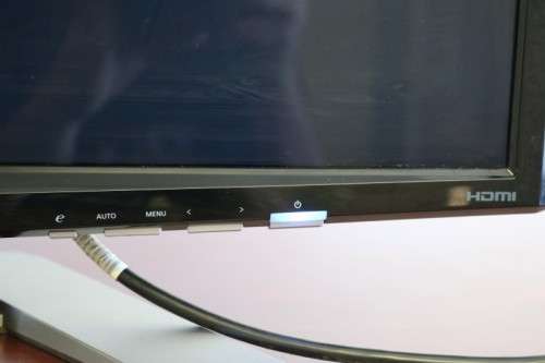 An Acer P243W HD computer monitor (24' LCD) on a stand with an HDMI port - full working condition