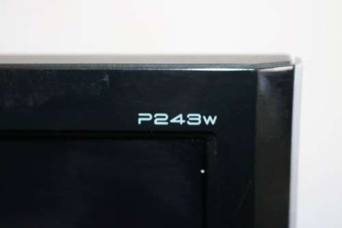 An Acer P243W HD computer monitor (24' LCD) on a stand with an HDMI port - full working condition