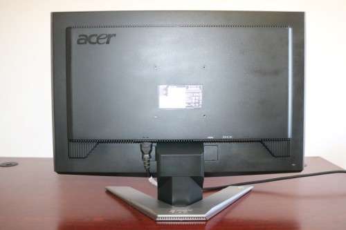An Acer P243W HD computer monitor (24' LCD) on a stand with an HDMI port - full working condition