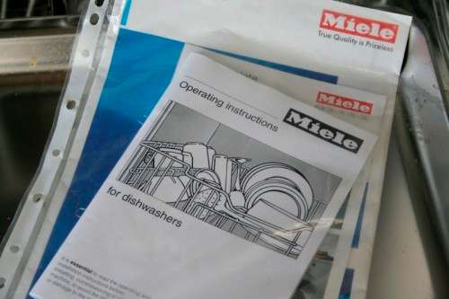 An awesome German made "Miele" model G464SC Plus Turbothermic 12-setting dishwasher