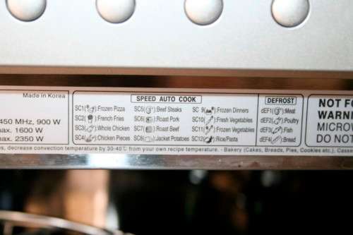 A superb LG "Solardom" model: MP-9485S 34L silver combo Microwave oven in excellent condition