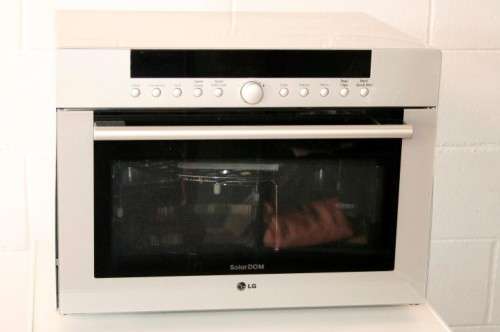 A superb LG "Solardom" model: MP-9485S 34L silver combo Microwave oven in excellent condition