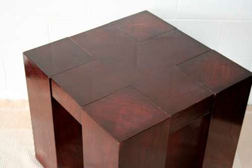 Two awesome sturdy "square" coffee/ occasional tables with loads of appeal - bid/table - RS17Sale