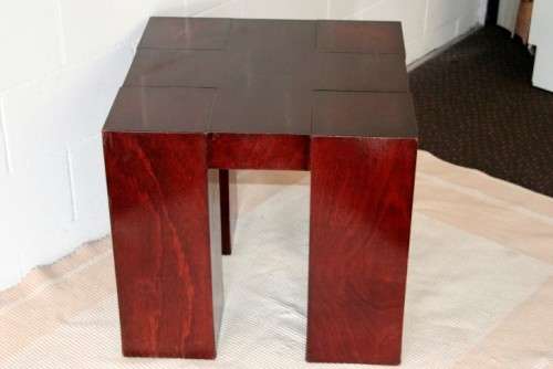 Two awesome sturdy "square" coffee/ occasional tables with loads of appeal - bid/table - RS17Sale