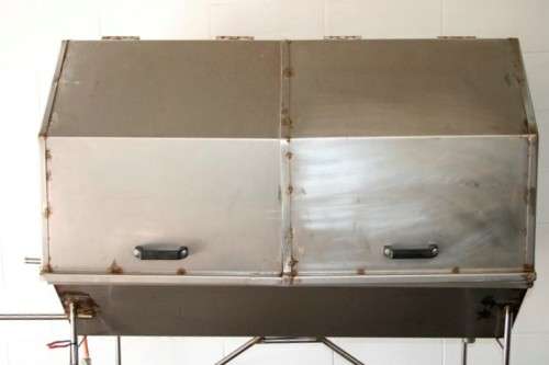 ***Catering business opportunity*** An awesome XL working stainless steel mobile gas spit braai
