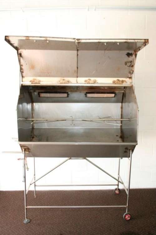 ***Catering business opportunity*** An awesome XL working stainless steel mobile gas spit braai