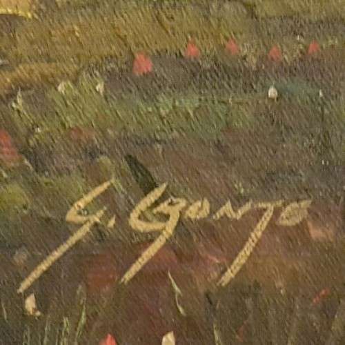 A spectacular HUGE (140cm x 95cm) original signed & framed Gawie Cronje (1930 - 2007) oil painting
