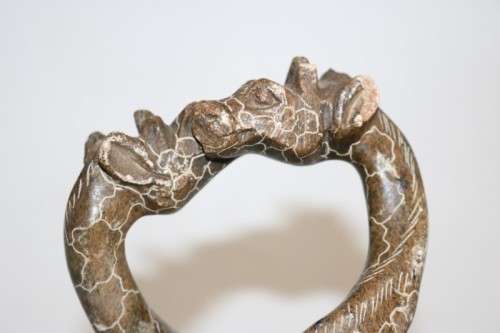 Lovely African sandstone giraffe carving/ figurine - perfect as an African themed display - RS17Sale