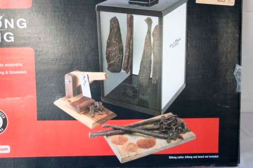 A wonderful Mellerware "Biltong King" home biltong maker in its original box w/ instruction booklet