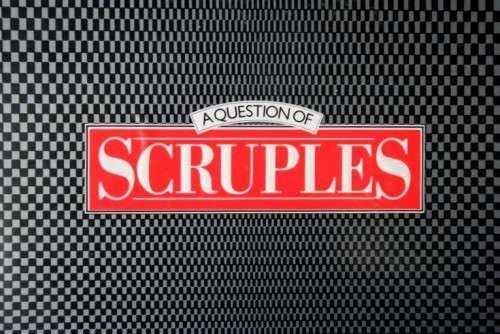 An awesome "A question of Scruples" board game in excellent condition