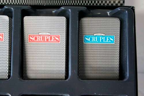 An awesome "A question of Scruples" board game in excellent condition