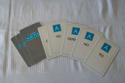 An awesome "A question of Scruples" board game in excellent condition