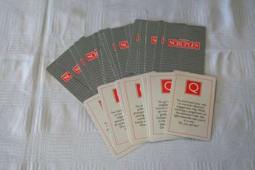 An awesome "A question of Scruples" board game in excellent condition