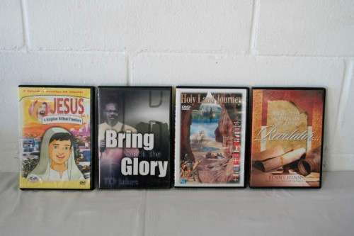 A massive collection of over 70x Religious and Evangelical music, education and sermon related DVD's