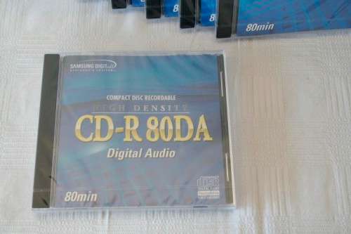 9x sealed "CD-RW" CD re-writable disks including Sony, Traxdata & Samsung  CD's - RS17Sale