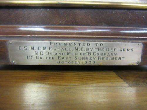 A superb antique (c.1930) Roy Cousin & Co (w/ a German Gustav Becker mechanism) mantle clock- RS17CL