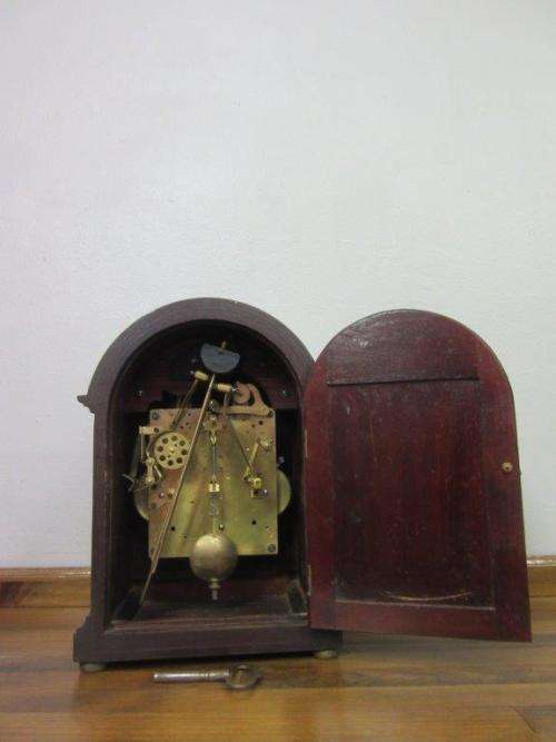 A superb antique (c.1930) Roy Cousin & Co (w/ a German Gustav Becker mechanism) mantle clock- RS17CL