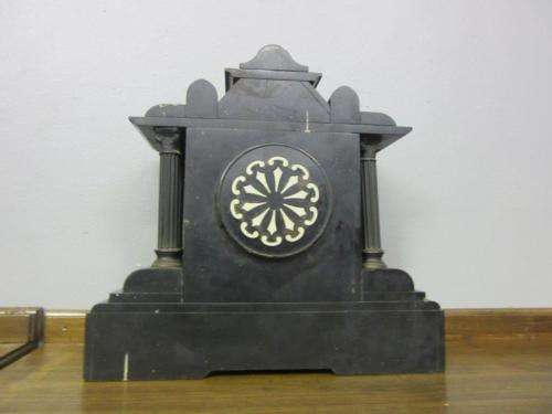 **RS17** A magnificent antique black marble Mappin & Webb "Paris" mechanical mantle clock