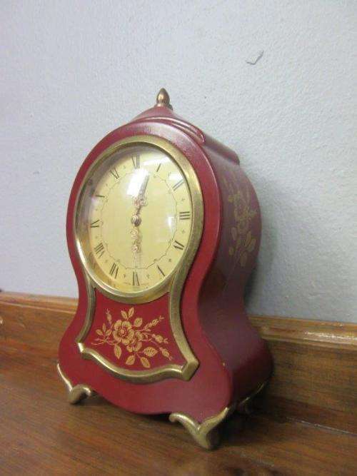 An amazing vintage Swiss made "Cyma Watch Co." 15-jewel mantle alarm clock - RS17CL