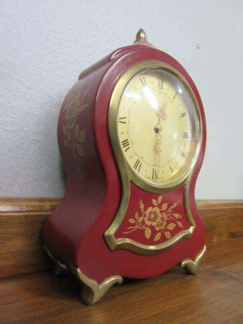 An amazing vintage Swiss made "Cyma Watch Co." 15-jewel mantle alarm clock - RS17CL