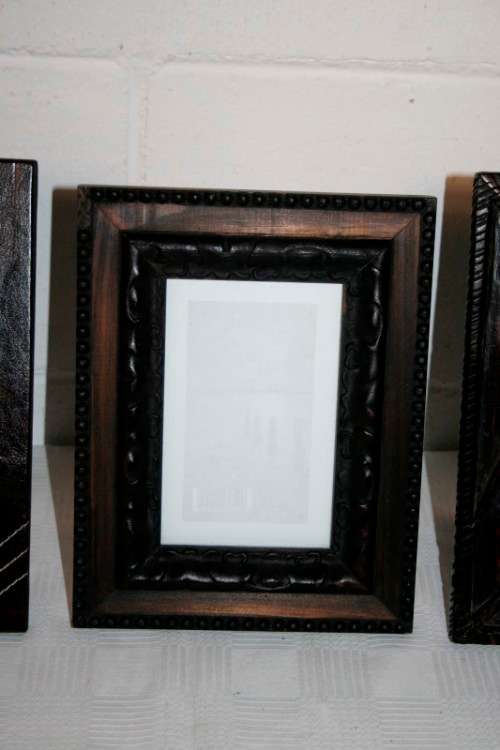 Beautiful set of 3x assorted free-standing photo/ picture frames in wonderful condition - RS17Sale