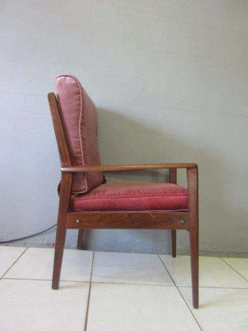 A wonderful retro arm chair with cushions in great condition - lovely in a retro lounge