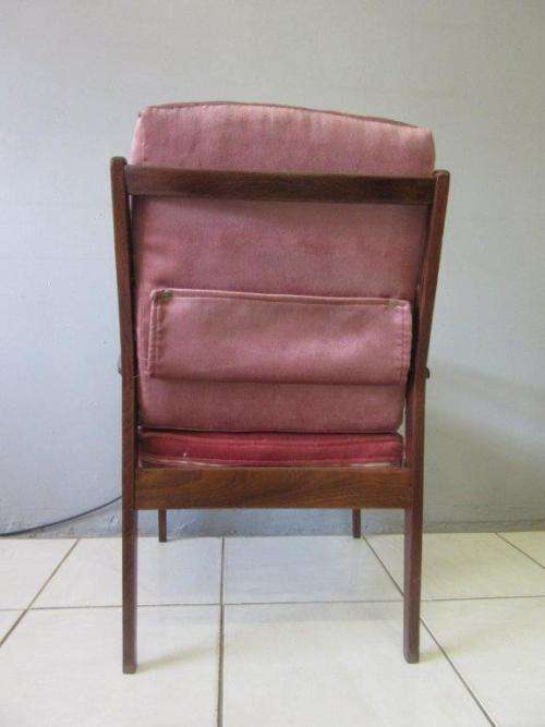 A wonderful retro arm chair with cushions in great condition - lovely in a retro lounge