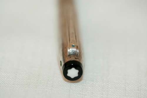 An extremely rare vintage (c1970's) German made Montblanc "Silvre" Pix-O-Mat four-colour ball pen