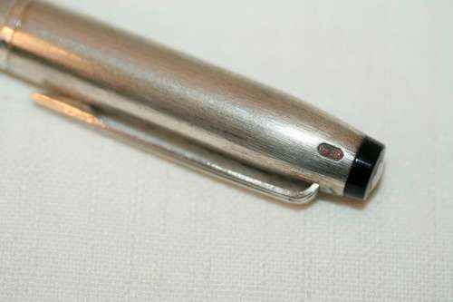 An extremely rare vintage (c1970's) German made Montblanc "Silvre" Pix-O-Mat four-colour ball pen