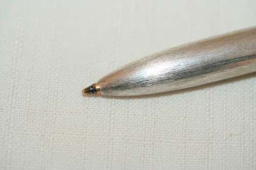 An extremely rare vintage (c1970's) German made Montblanc "Silvre" Pix-O-Mat four-colour ball pen