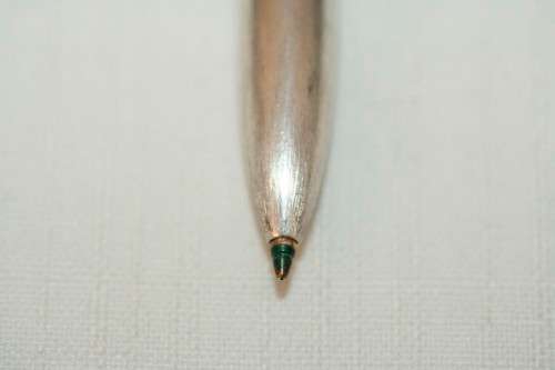 An extremely rare vintage (c1970's) German made Montblanc "Silvre" Pix-O-Mat four-colour ball pen