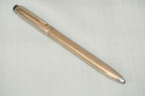 An extremely rare vintage (c1970's) German made Montblanc "Silvre" Pix-O-Mat four-colour ball pen