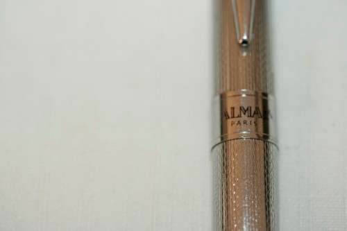 An awesome chromed original Balmain Paris "Barclays" branded ball point pen in great condition