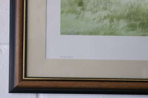 Awesome "The Long Chip" framed (behind glass) print - great on a larger wall - RS17Sale