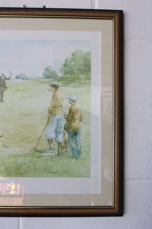 Awesome "The Long Chip" framed (behind glass) print - great on a larger wall - RS17Sale