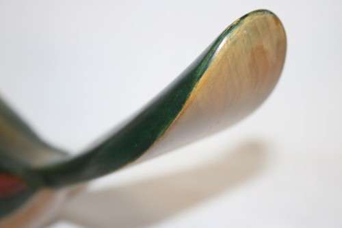 A magnificent "Feathers of Knysna" Purple Crested Lourie hand carved figurine *limited edition*