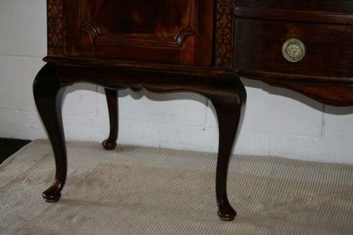 Stunning large vintage buffet/ server w/ three large drawers & ample storage space for dinnerware