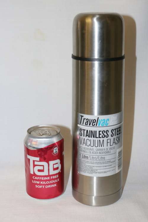 3x awesome stainless steel (hot & cold) insulated drinks flask w/ a lid-cup - bid/flask - RS17Sale
