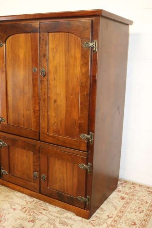 An awesome large Imbuia cabinet with loads of cupboard space - awesome entertainment unit!