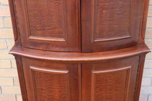 A stunning & stylish (tall) drinks cabinet with a fold-down serving shelf and loads of storage space