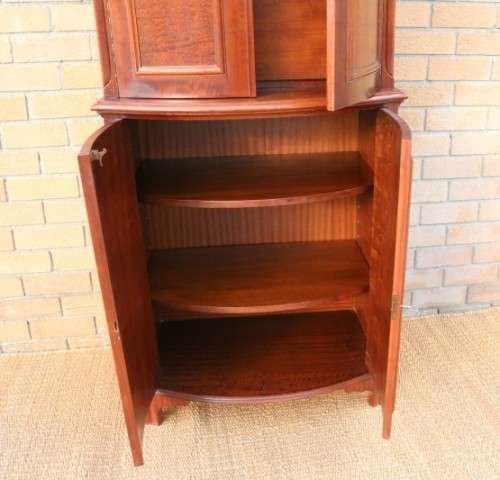 A stunning & stylish (tall) drinks cabinet with a fold-down serving shelf and loads of storage space