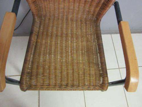 Two stunning wicker arm chairs in stunning condition - extra seating in the house - price/chair